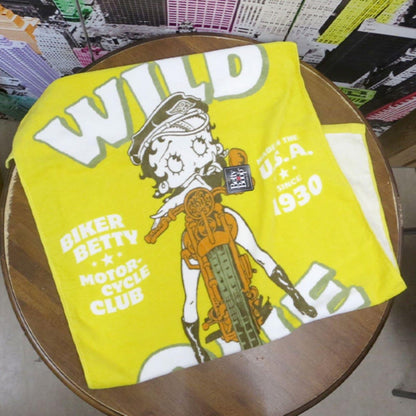 Inukaitaoru Betty Boop Wild Yellow Face Towel