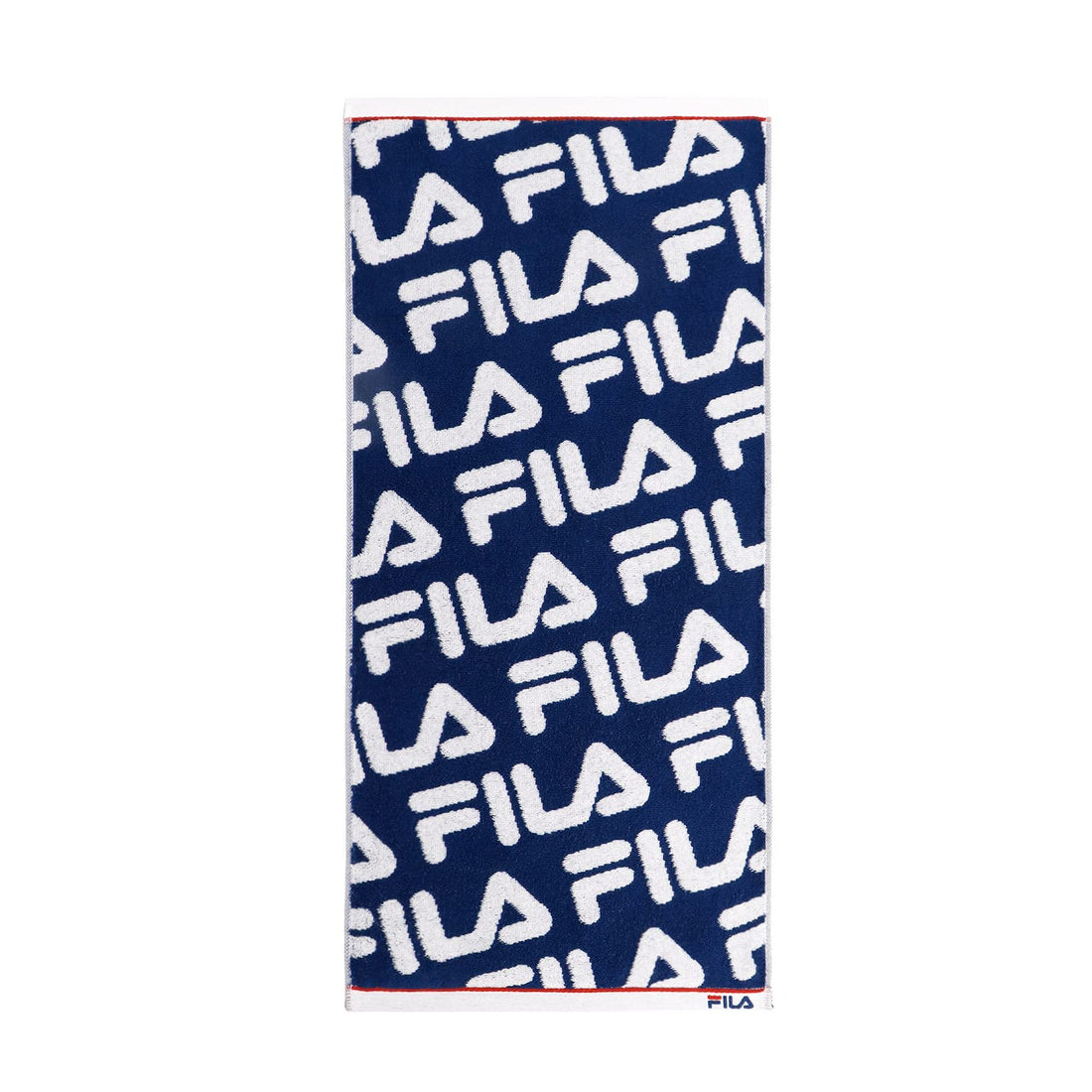 FILA Patterned Face Towel with Antibacterial Properties 34x75cm