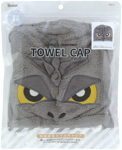Skater Quick-Dry Towel Cap for Kids 23x17cm