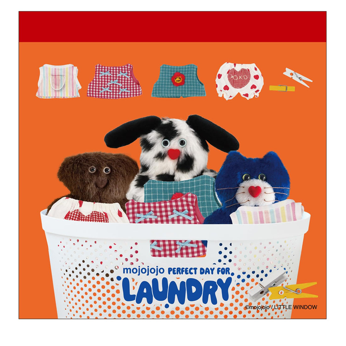 mojojojo Square Memo Laundry Basket for Ages 6 and Up