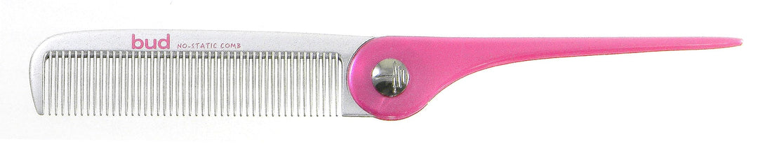Ikemoto Brush Portable Anti-Static Folding Comb Set Made in Japan