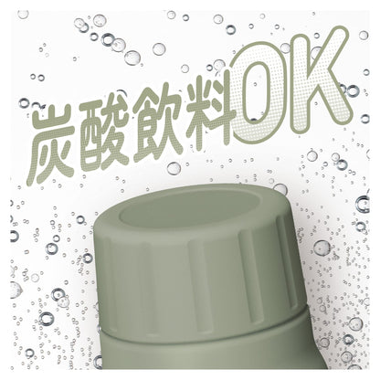 THERMOS Insulated Carbonated Drink Bottle 750ml in Khaki