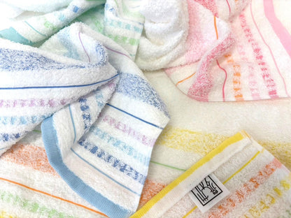 Hayashi Face Towel 34x80cm Soft Blue for Daily Use