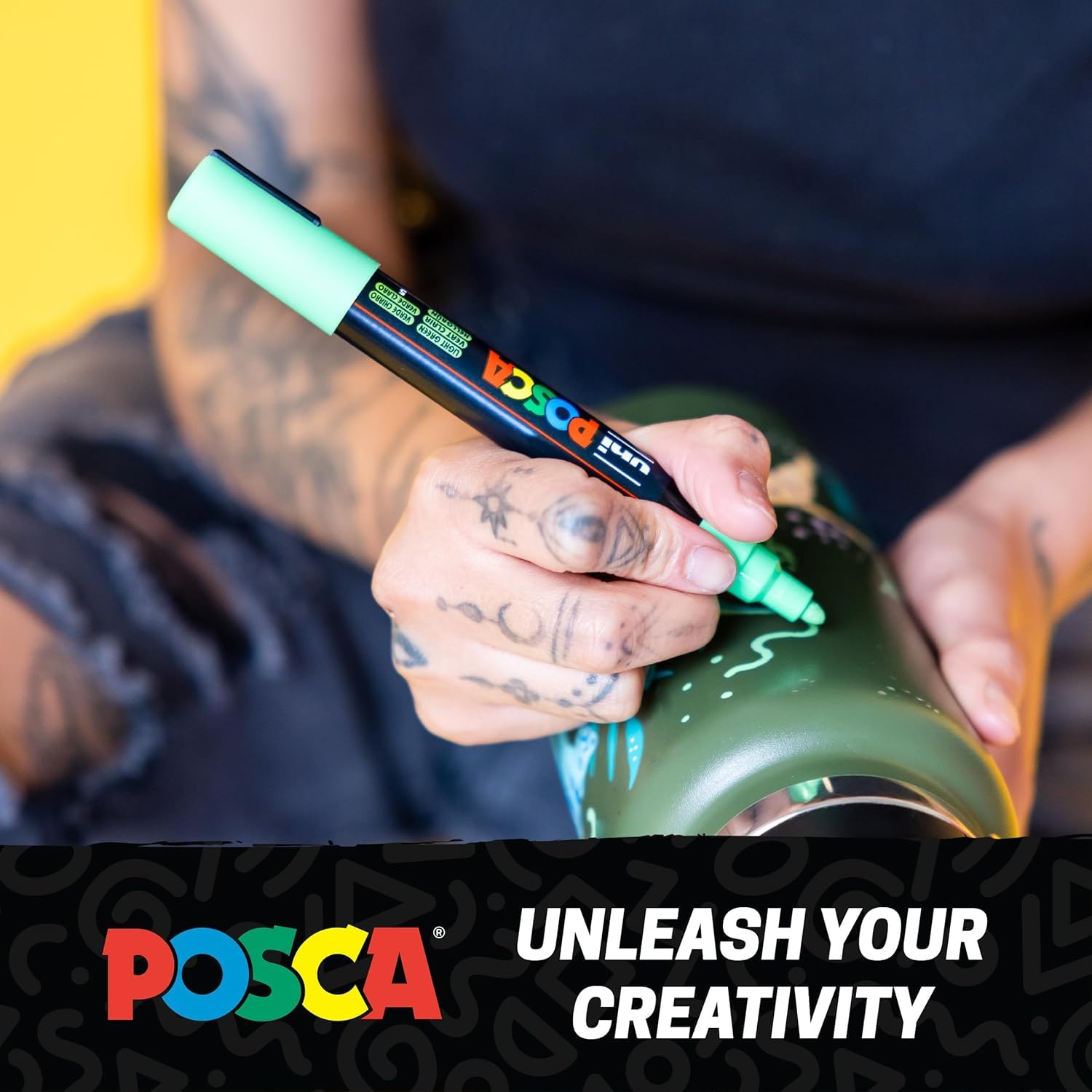 Posca Water-Based Fine Point Marker Set of 8 Colors