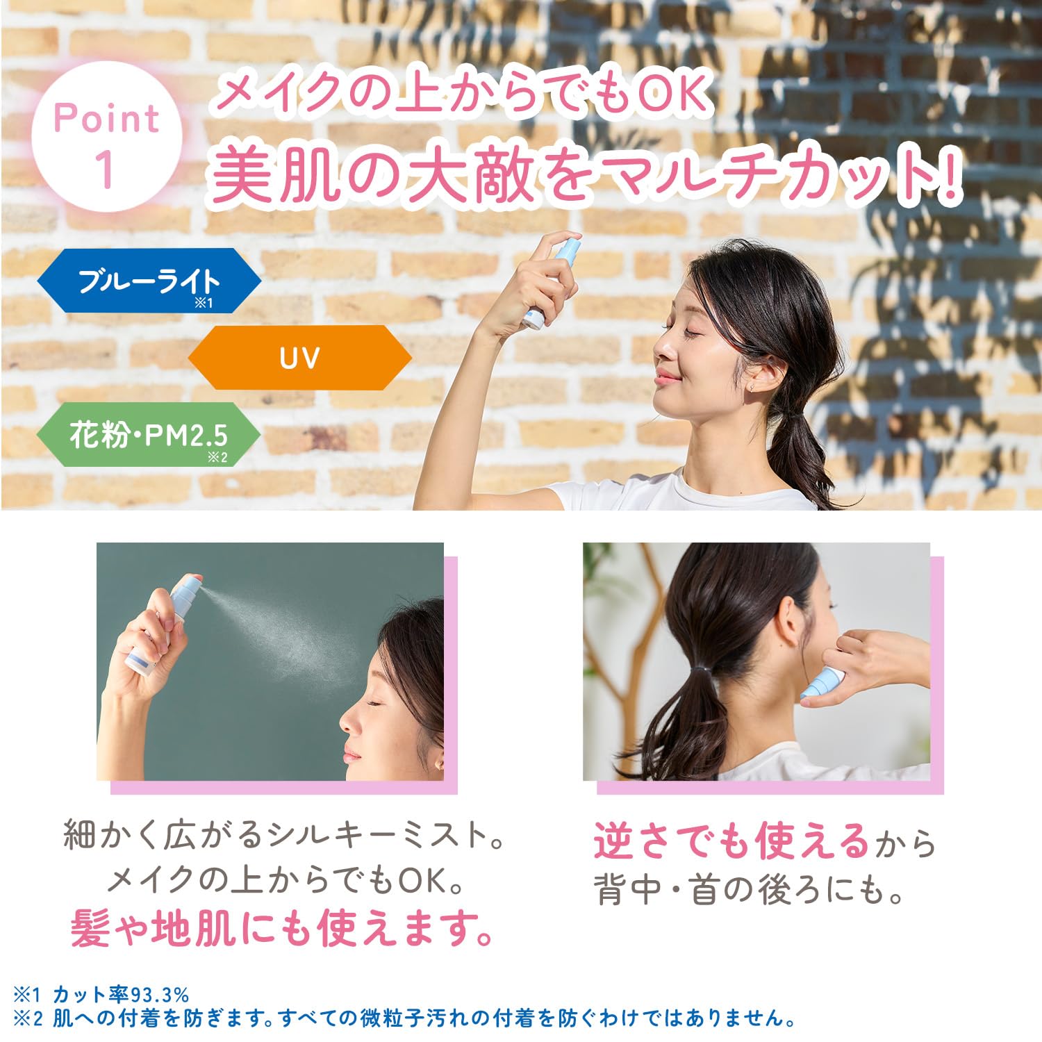 Shigaisenyohou Non-Chemical UV Clear Mist SPF30 PA++ 30ml