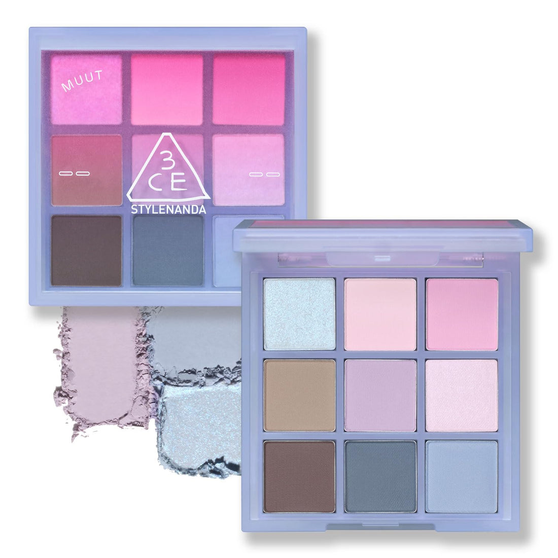 3CE Multi Eye Color Palette Chill Wave 9 Shades Eyeshadow