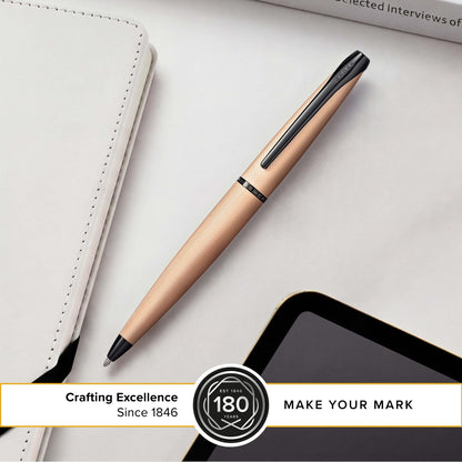 CROSS ATX Ballpoint Pen in Brushed Rose Gold