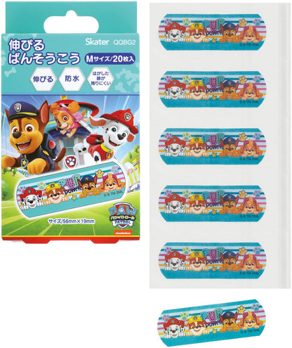 Skater Waterproof Bandages M Size 20 Count for Kids