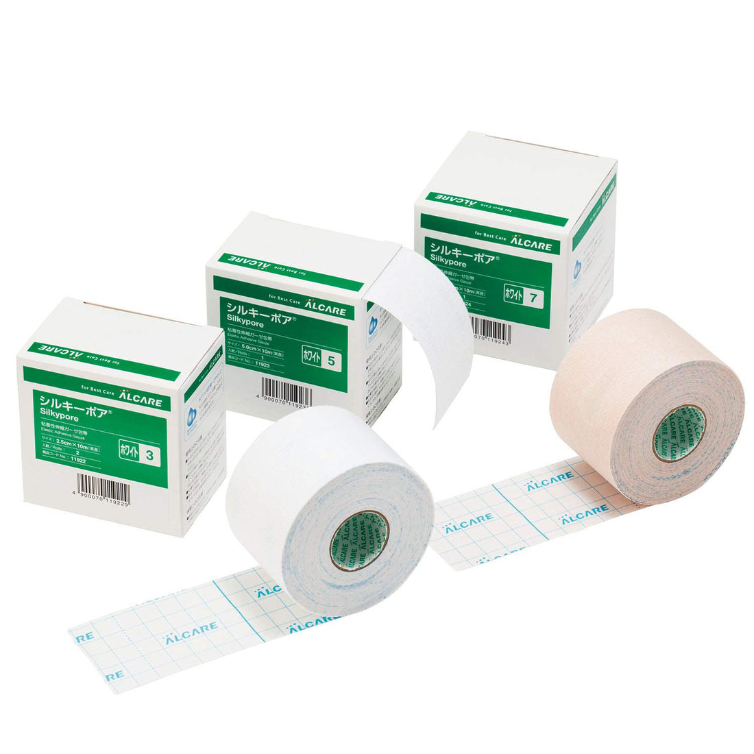 ALCARE Silky Pore Adhesive Stretch Gauze Bandage 30 Size White