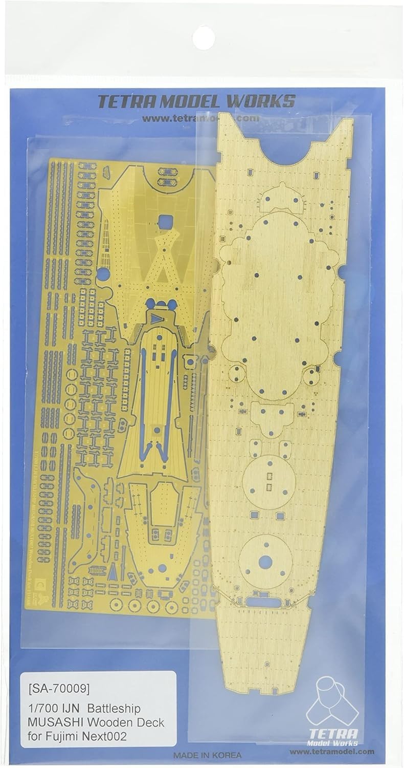 Tetra Model 1/700 Battleship Musashi Wooden Deck Etching Parts