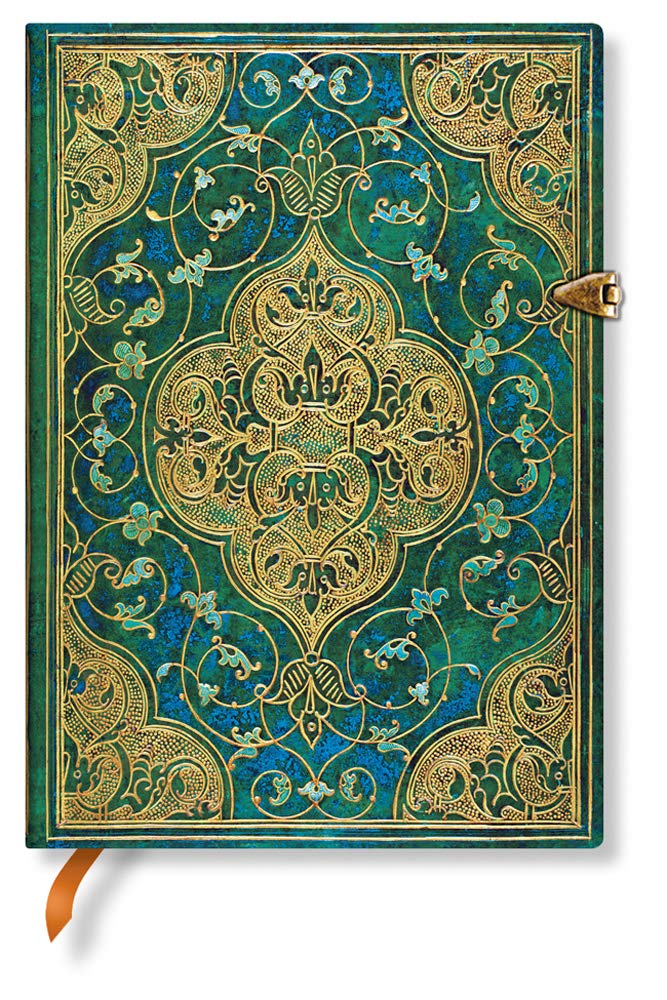 Paperblanks Turquoise B6 Midi Notebook with Lined Pages