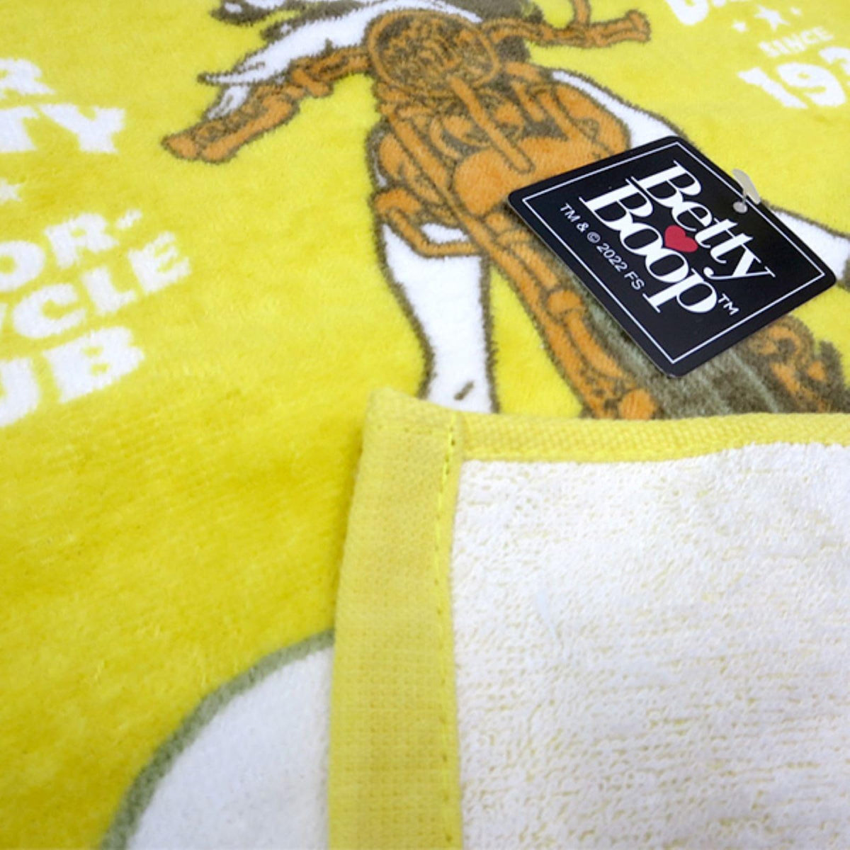 Inukaitaoru Betty Boop Wild Yellow Face Towel