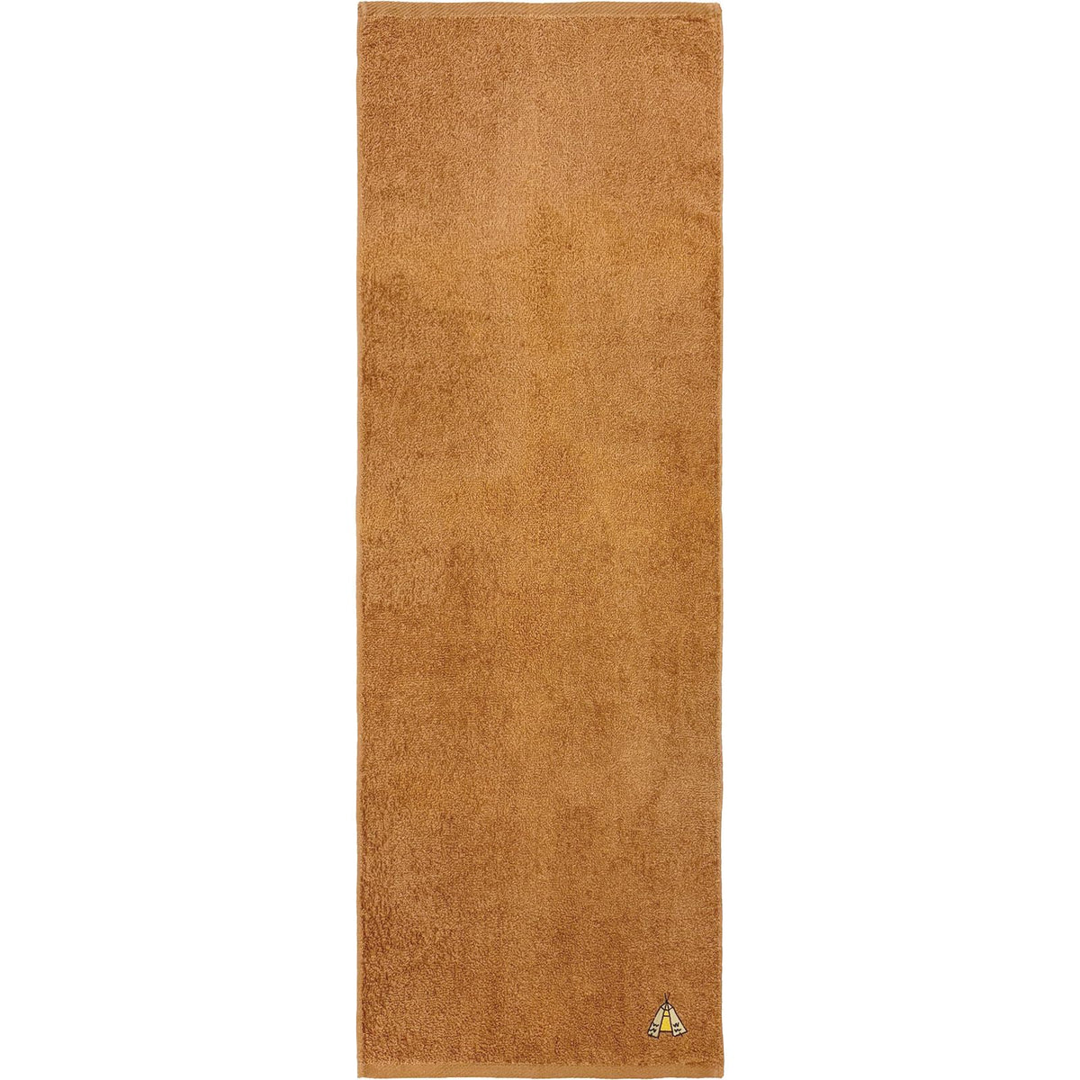 Hayashi Long Face Towel with Antimicrobial Function 34x100cm Brown