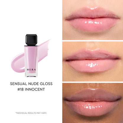 HERA Sensual Nude Gloss 18 Innocent 5g Rich Color and Shine