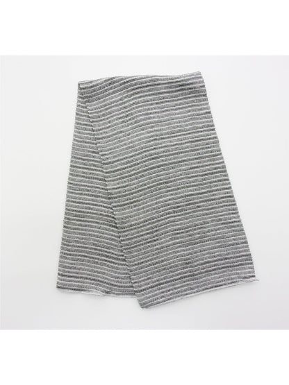 Ohe Body Towel Soft Gray Long Size for Gentle Cleansing
