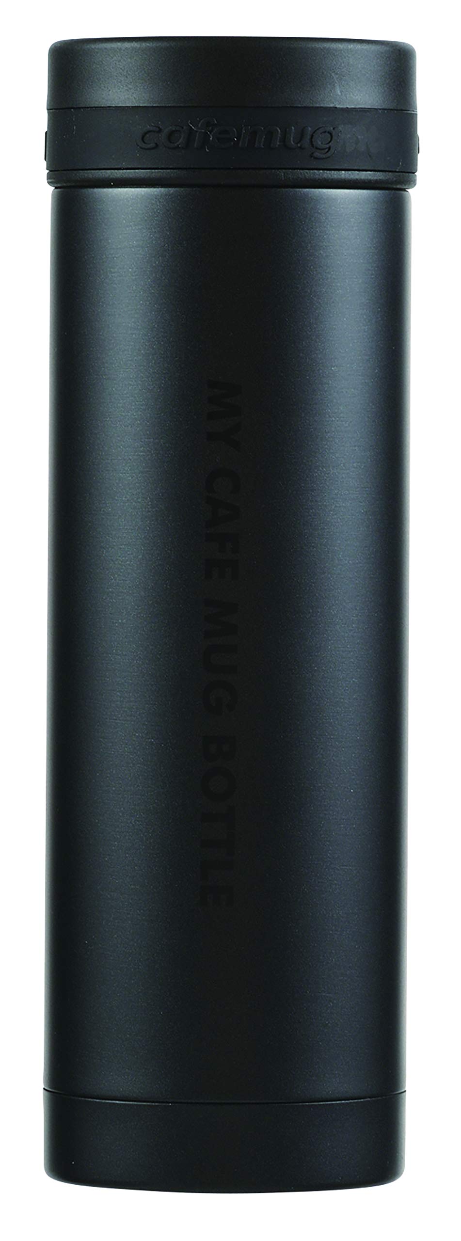 Pearl Metal My Cafe Mug Slim Stainless Steel Bottle, Matte Black 300ml HB-5194