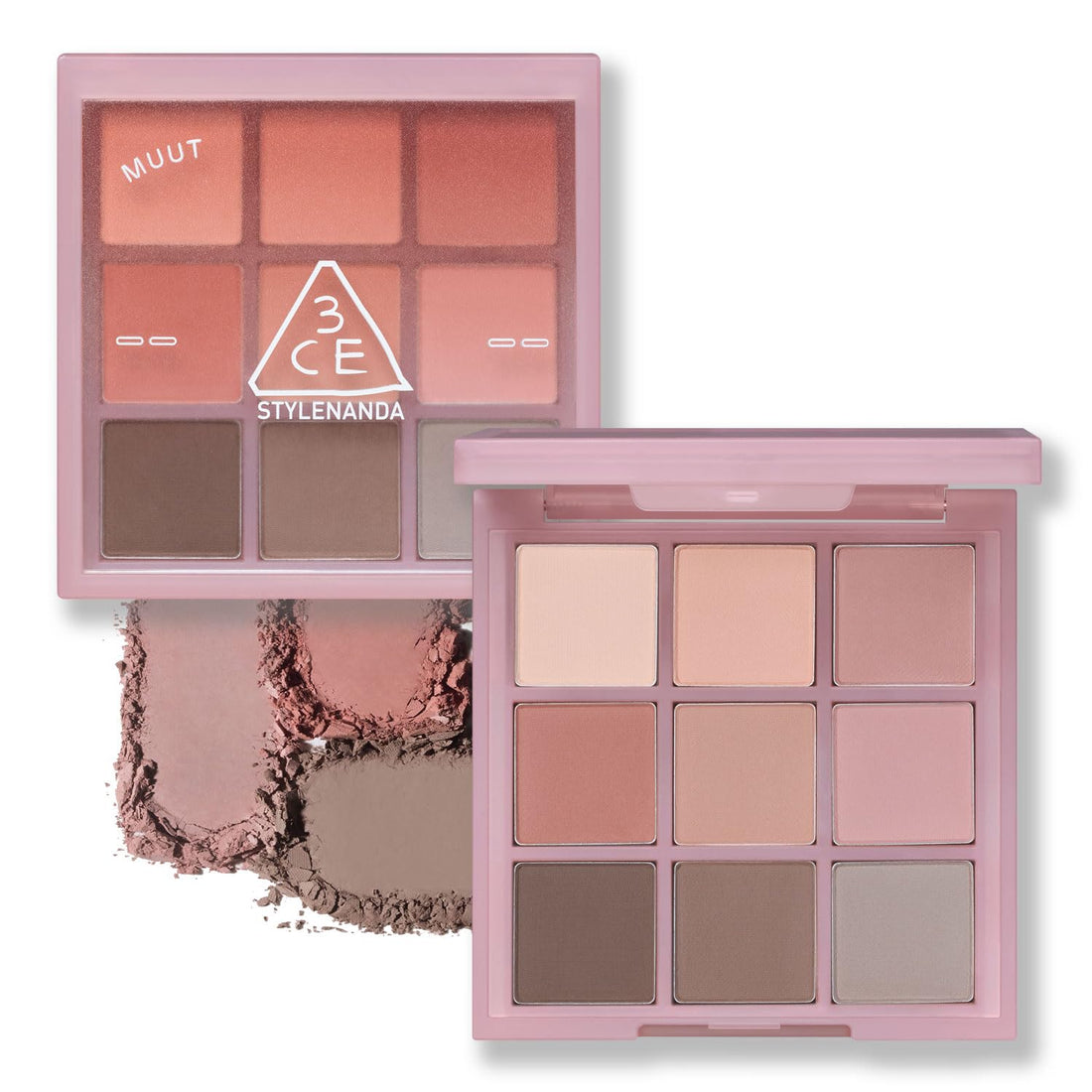 3CE Multi Eye Color Palette Q New Neutrals 9 Shades Eyeshadow