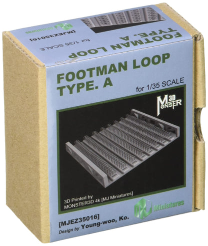 MJ Miniature 1/35 Footman Loop Type A Model Kit Parts