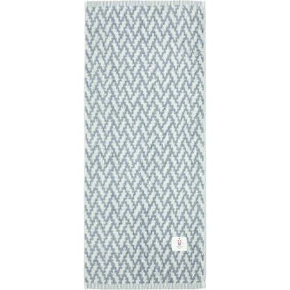 Hayashi Face Towel Soft and Absorbent 34x80cm Imabari Towel Grey