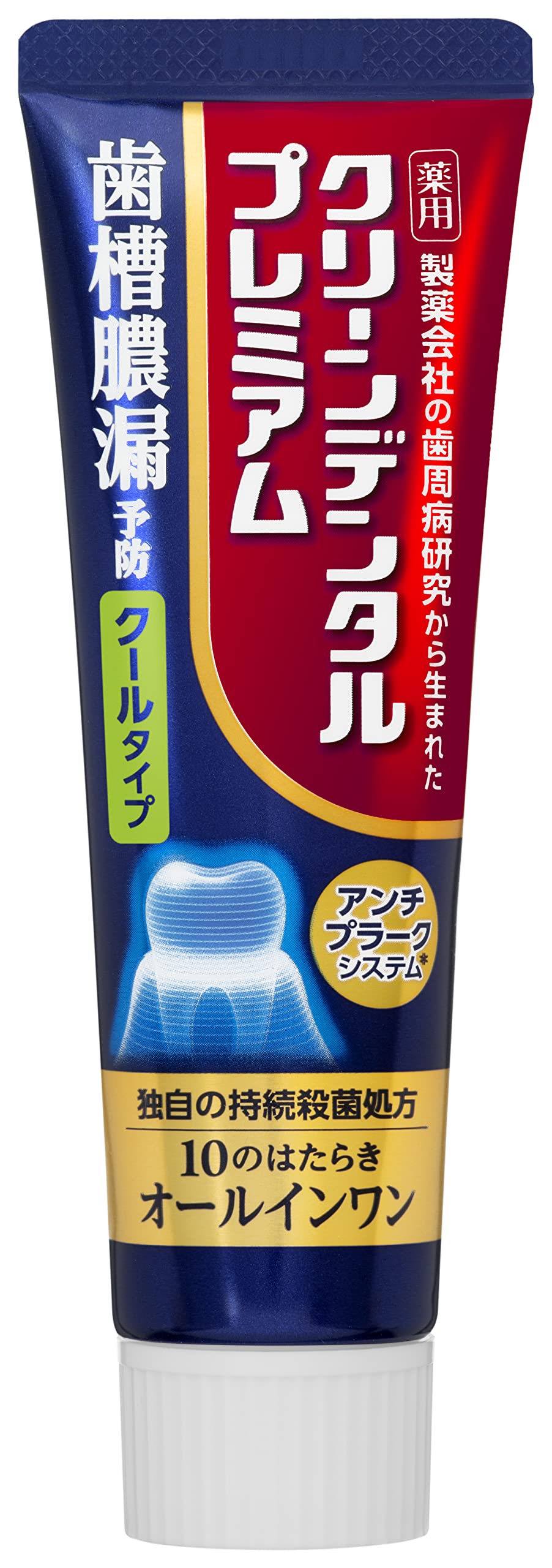 Clean Dental Premium Cool Type Toothpaste 100g for Oral Care