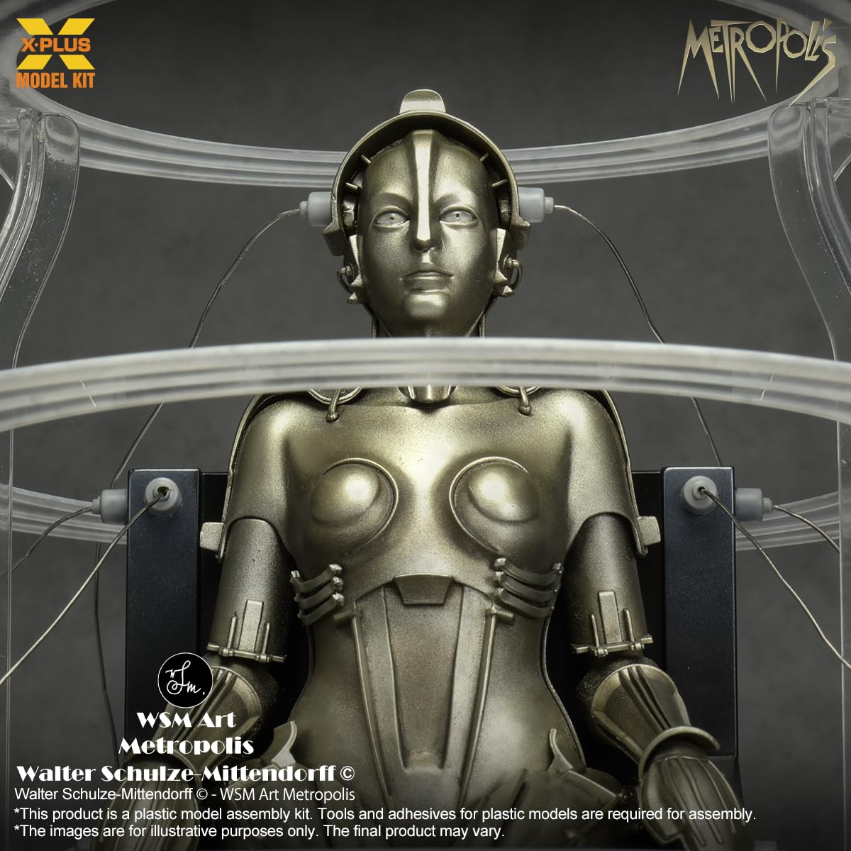 X PLUS Metropolis Maschinenmensch Model Kit 1/8 Scale Unpainted