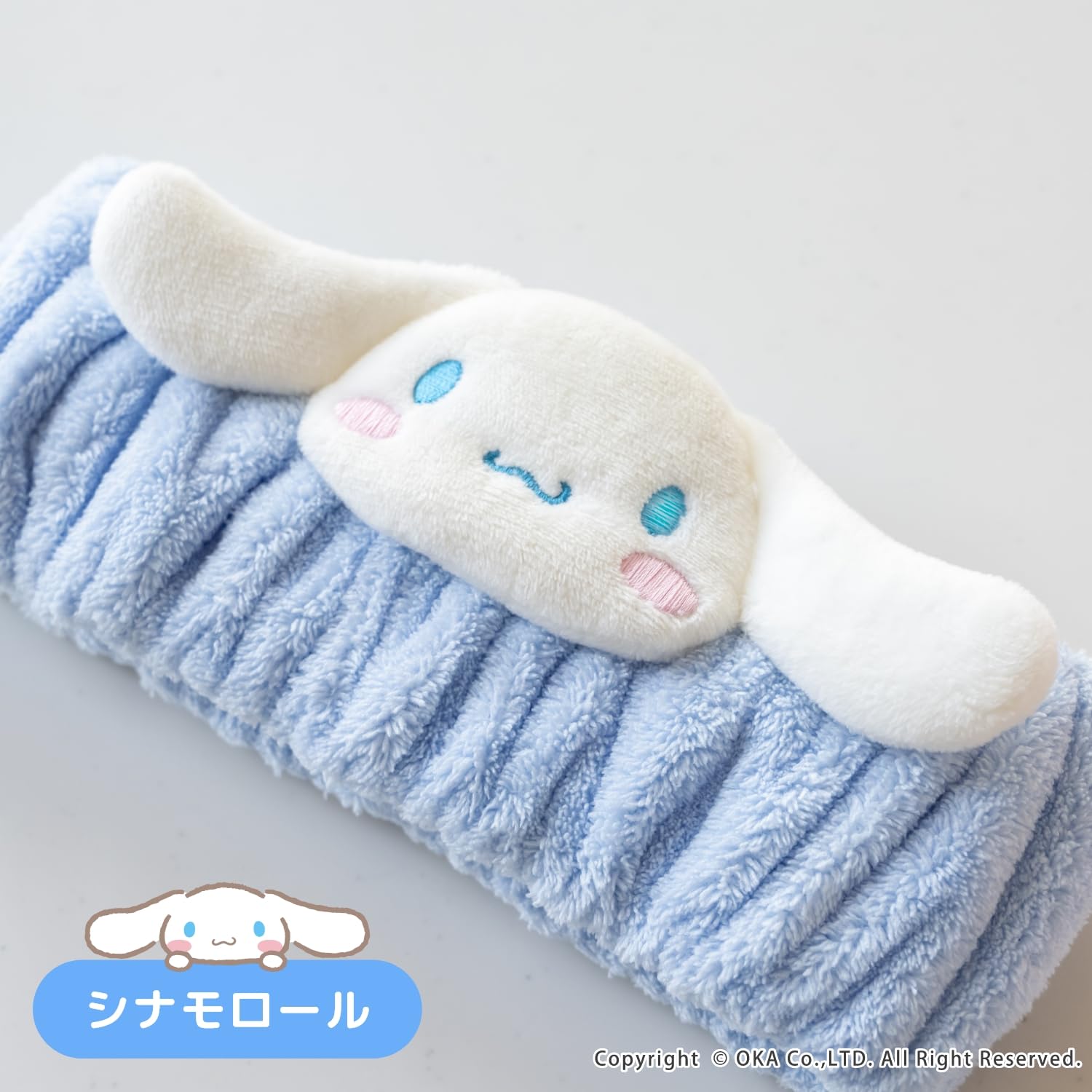 OKA Sanrio Characters Hairband Cinnamon Roll Blue