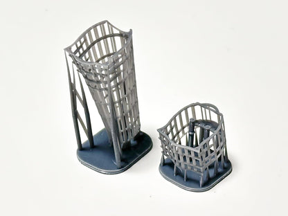 HMA 1/48 Zero Fighter Internal Structure Model Kit Parts