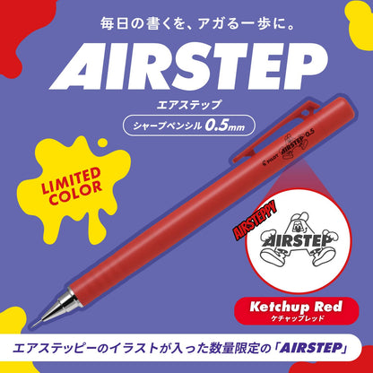 PILOT Air Step Mechanical Pencil 0.5mm Ketchup Red for Long Writing