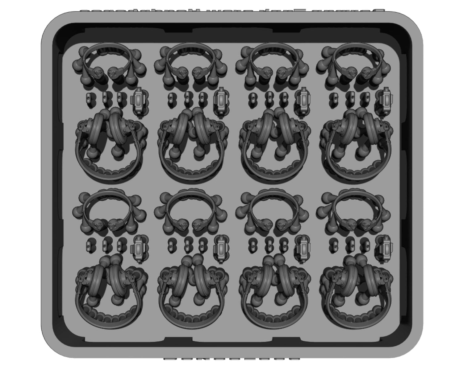 BSK Model 1/35 WW2 German Tank Crew Headphone Set for Models