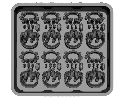 BSK Model 1/35 WW2 German Tank Crew Headphone Set for Models