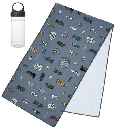 Skater Cooling Towel with Case 30x100cm for Outdoor Activities