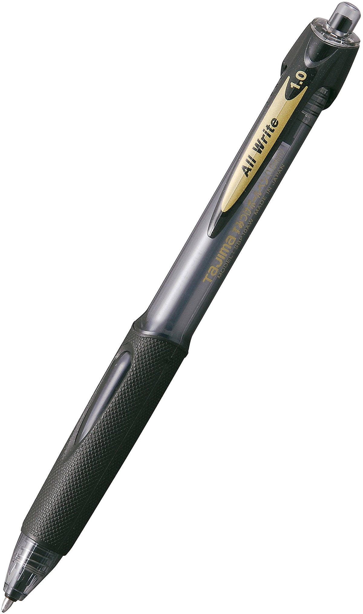 Tajima All Write Ballpoint Pen 1.0mm Black for Smooth Writing