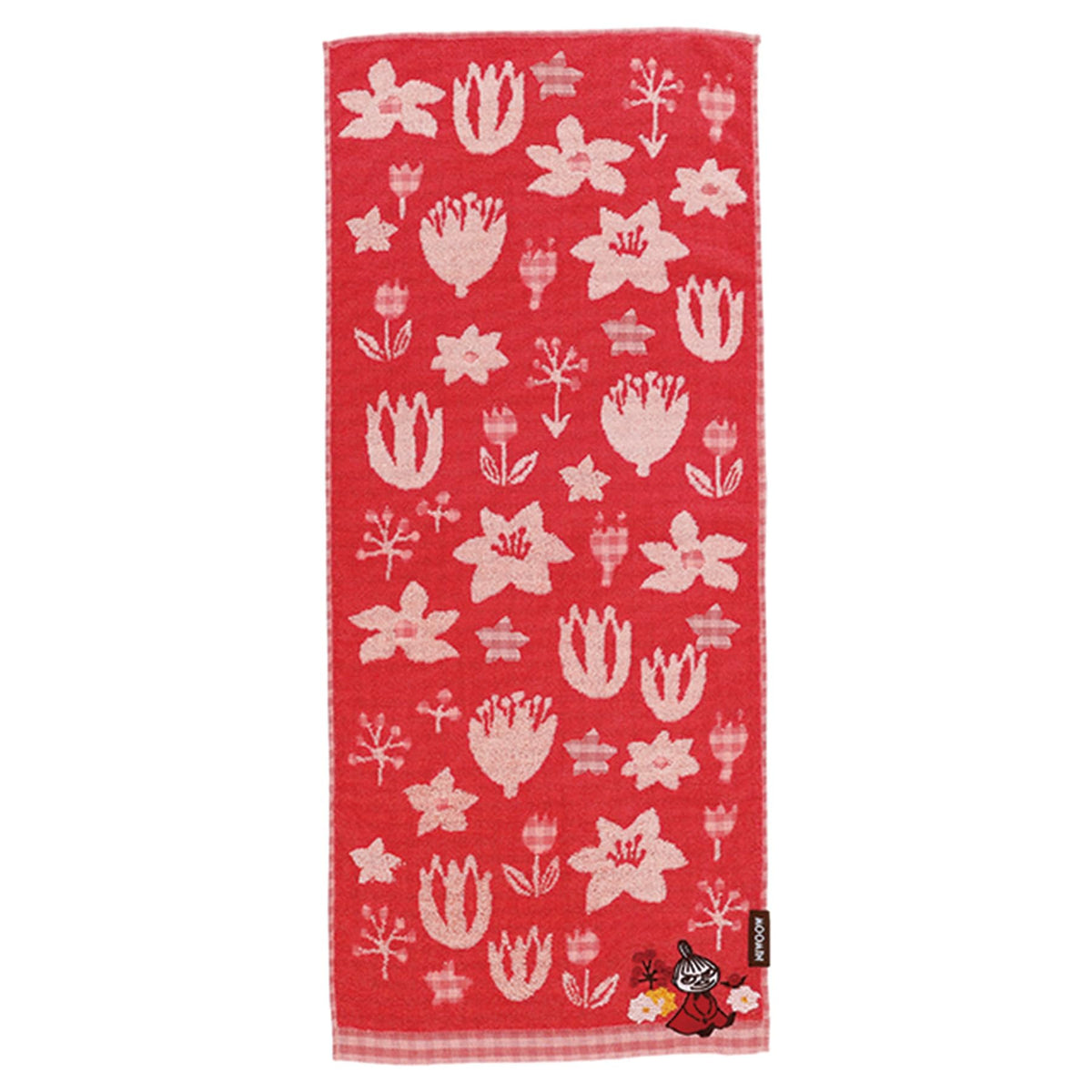 Marushin Face Towel Moomin Little My Floral Design Soft Cotton