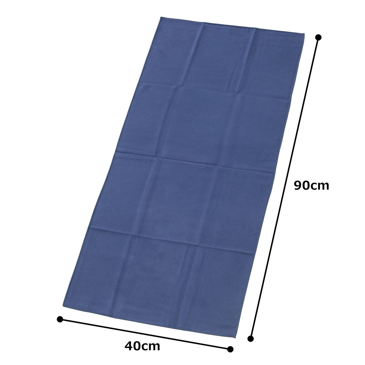 Aska Towel Quick-Dry Face Towel Italian Blue 40cm x 90cm