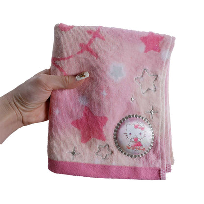 Marushin Face Towel Hello Kitty Cotton 100% Antibacterial Gift