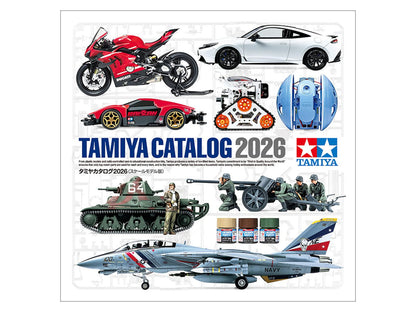 TAMIYA 2026 Scale Model Catalog Featuring Japanese Model Kits