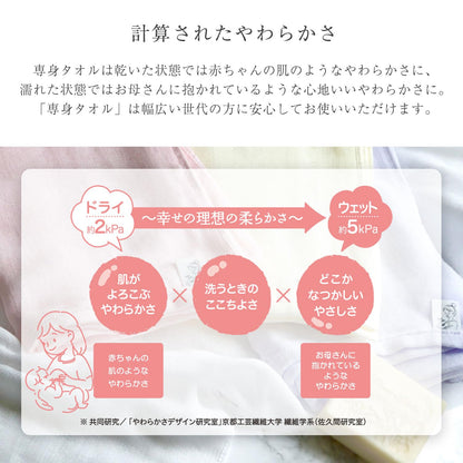 Oboro Towel Body Towel 33x90cm Made in Japan Cotton 100%