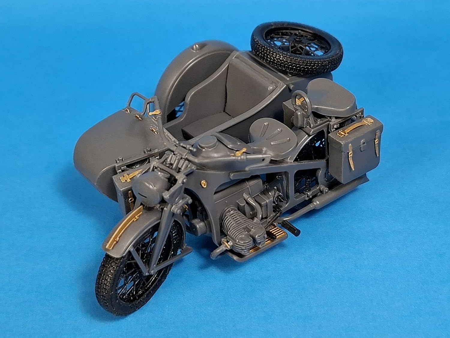 Passion Models 1/35 KS600 Sidecar Detail Upgrade Set for Tamiya Kits