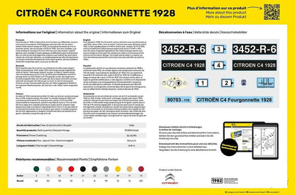 PLATZ 1/24 Scale Model of 1928 Citroen C4 Furgonette