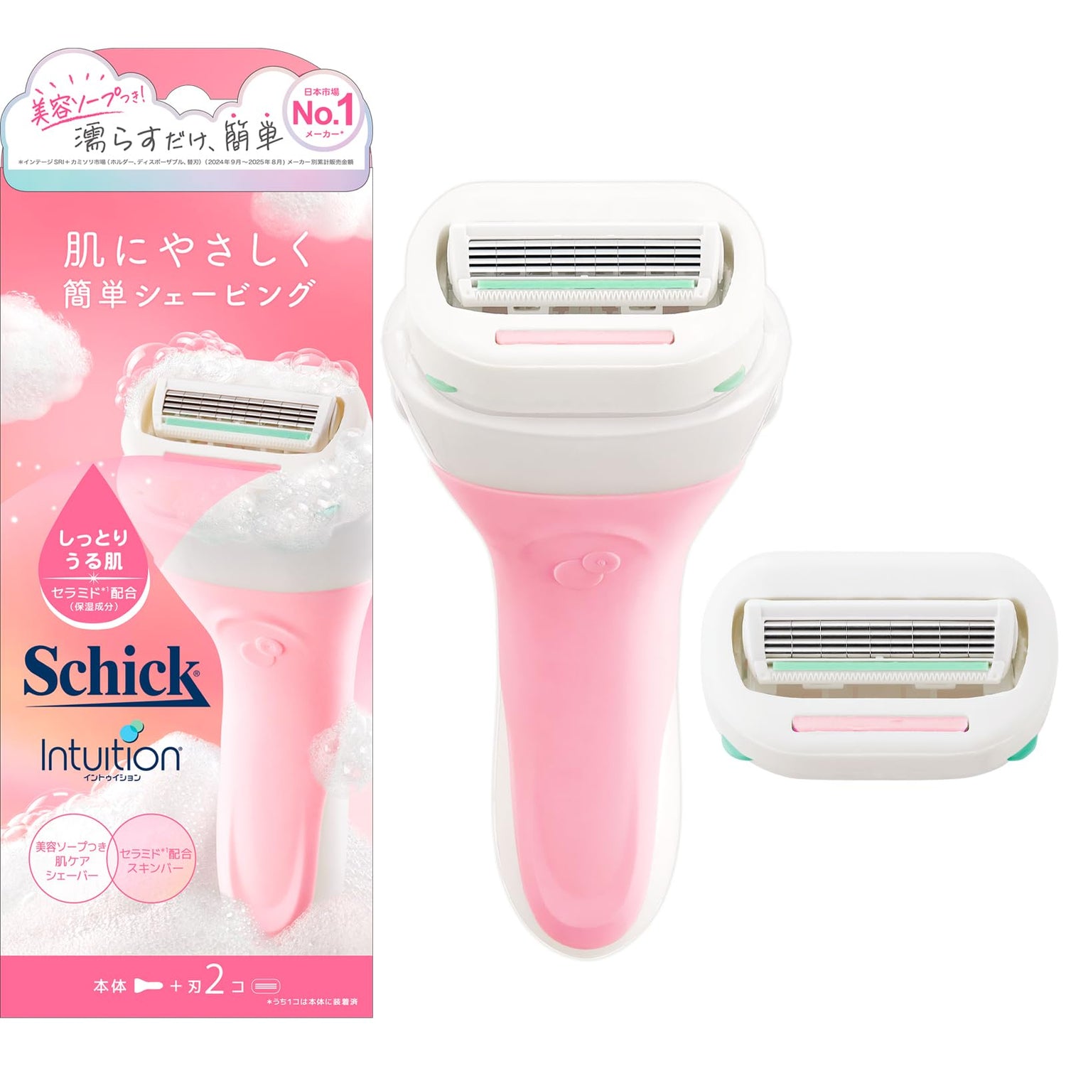Schick Intuition Moisturizing Razor with 1 Refill Blade for Women