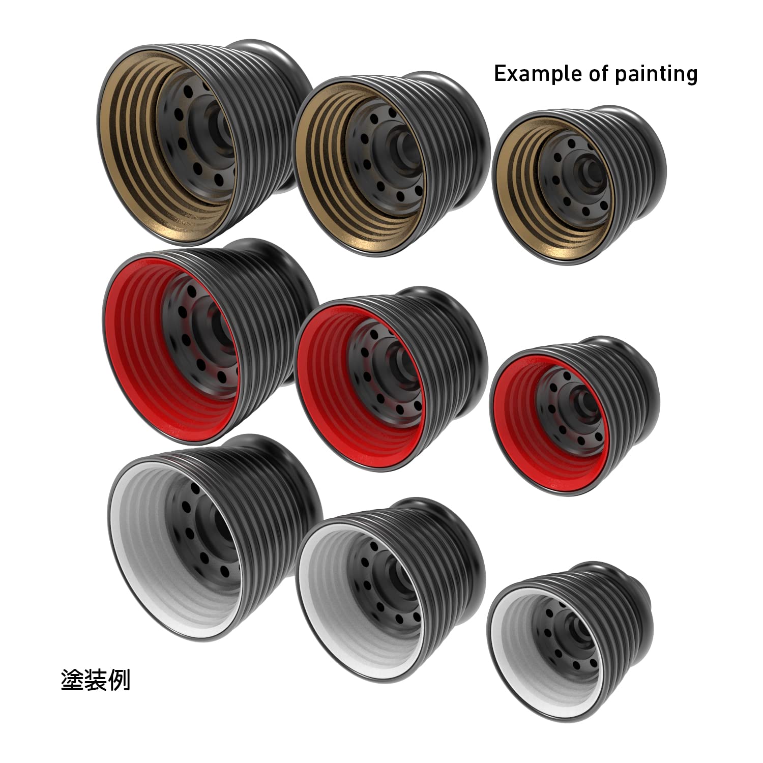 HiQparts SV Thruster 3 10.0mm Scale Model Detail Parts Set of 2