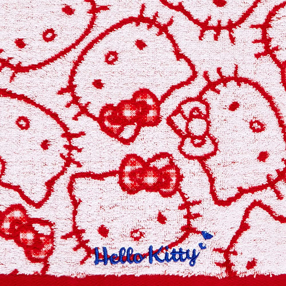 SANRIO Hello Kitty Antimicrobial Face Towel Silver