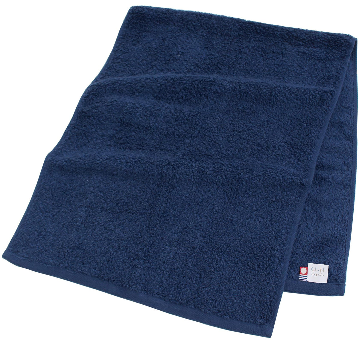 Hondataoru Face Towel Super Absorbent 33x86cm Navy Colorful Organic