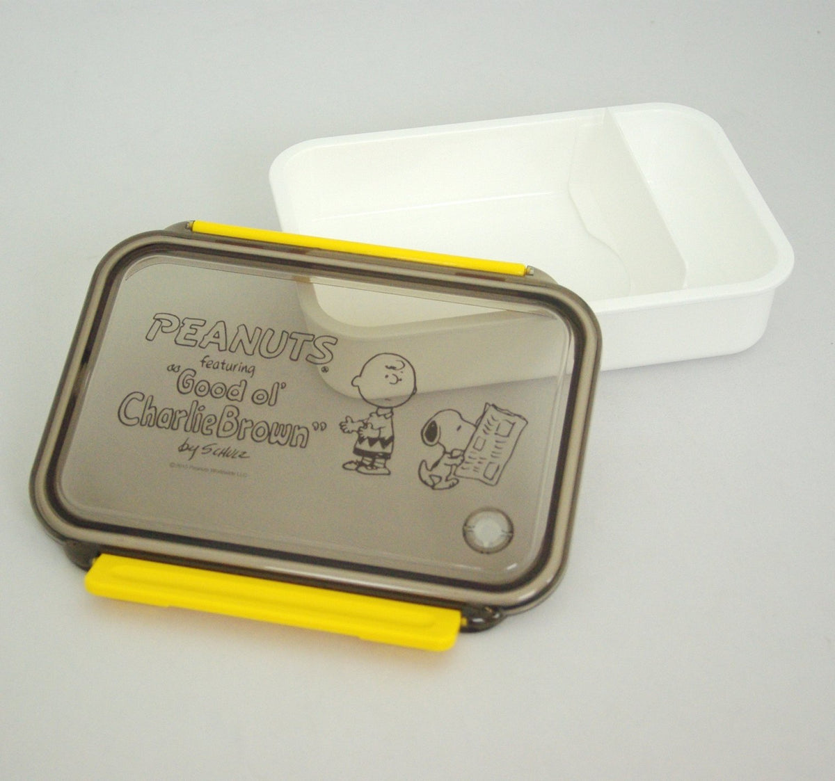 OSK Lunch Box Snoopy Peanuts 650ml with Dividers for Kids and Adults