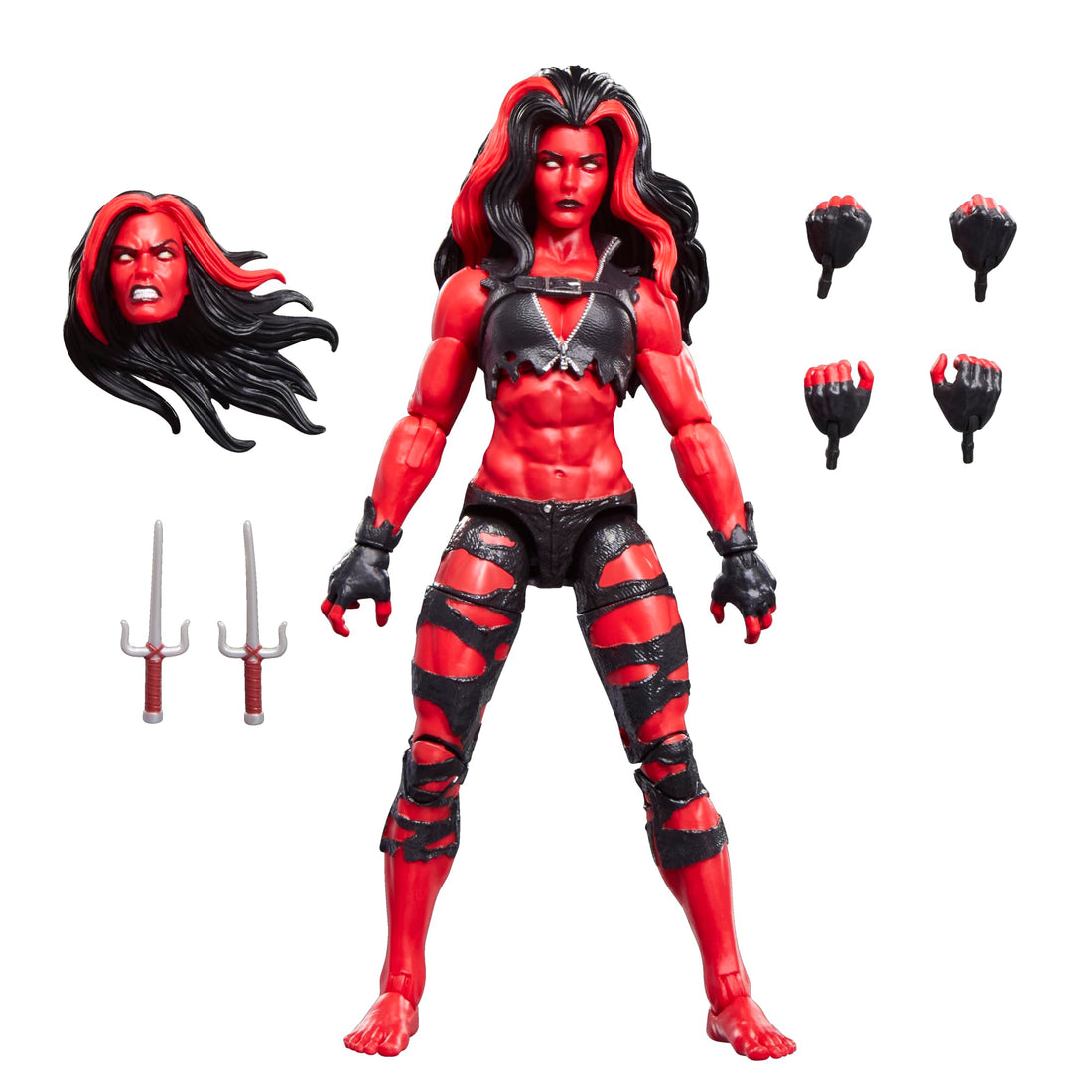 Hasbro Marvel Legends Series Red Hulk 6 Inch Action Figure