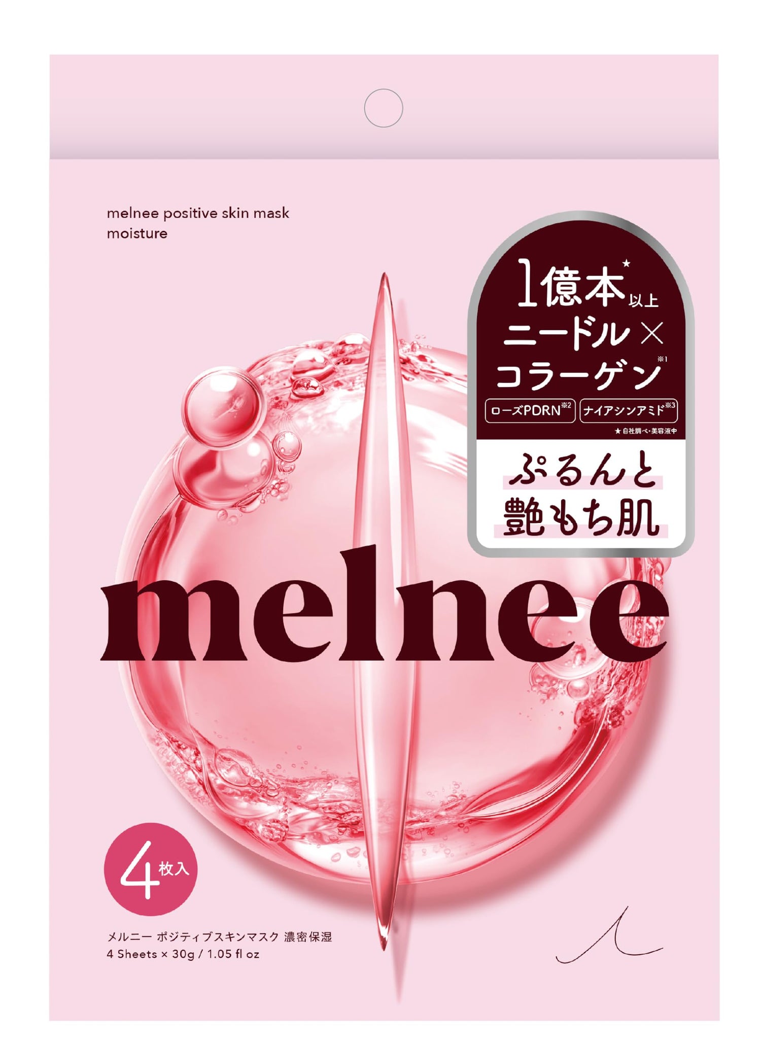 melnee Positive Skin Mask Deep Moisture 4 Sheets
