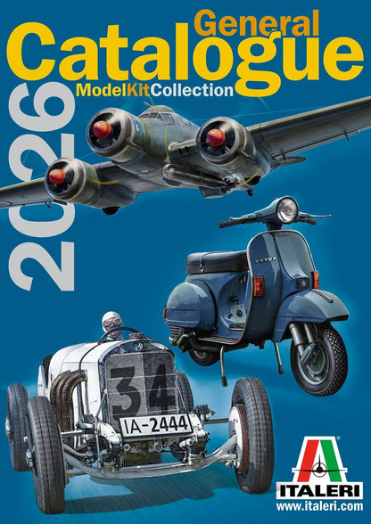 Italeri 2026 Catalog with Mini Booklet for Japanese Model Kits