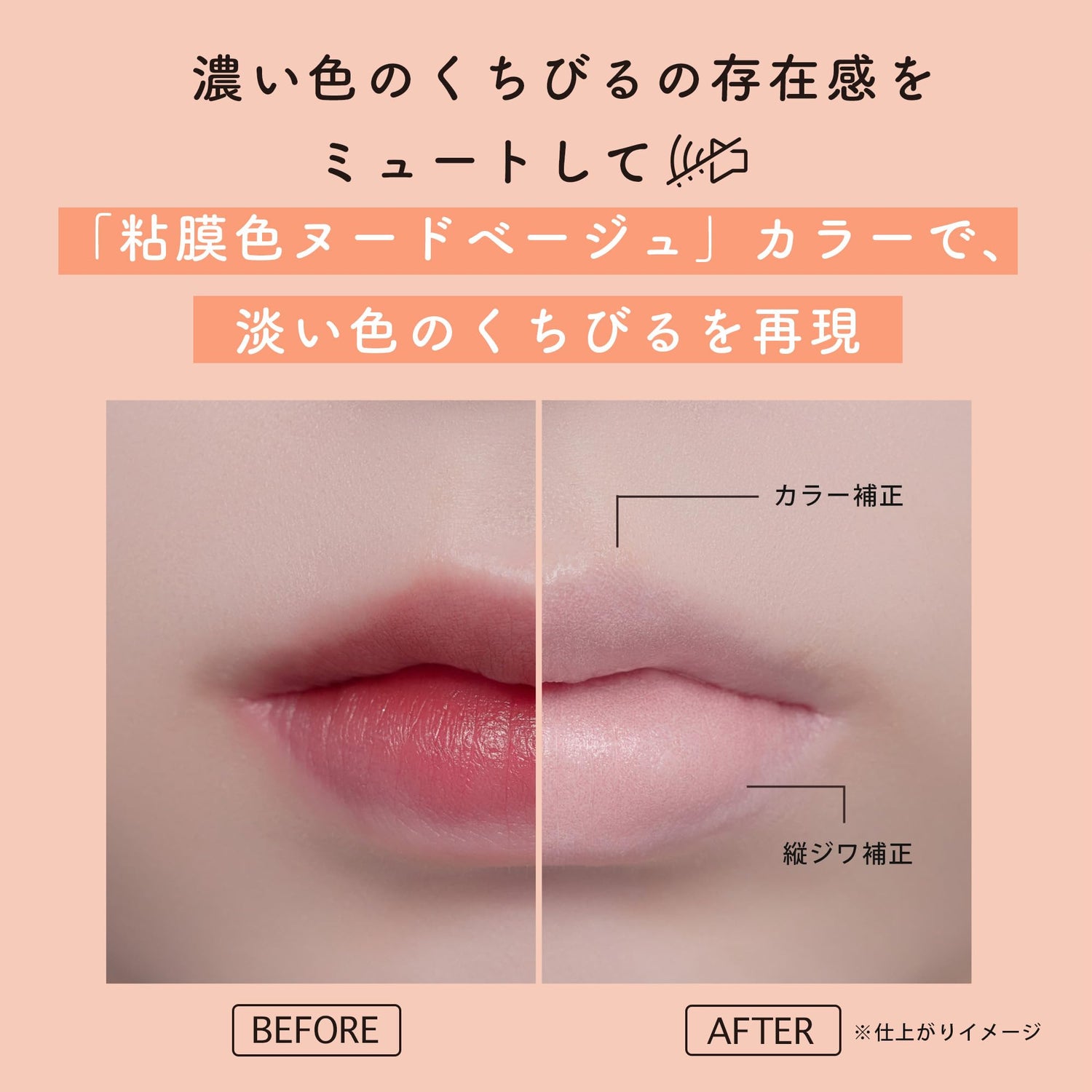 NARIS UP Nude Lip Mute Lip Primer Fragrance-Free for Smooth Finish