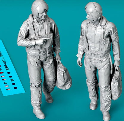 Reskit 1/48 F-14 Tomcat Crew Figures Set for Model Kits