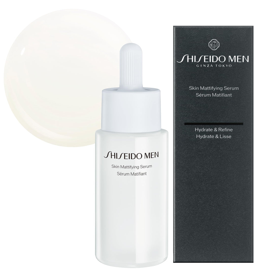SHISEIDO MEN Skin Matte Serum 20ml for Shine Control and Smooth Finish